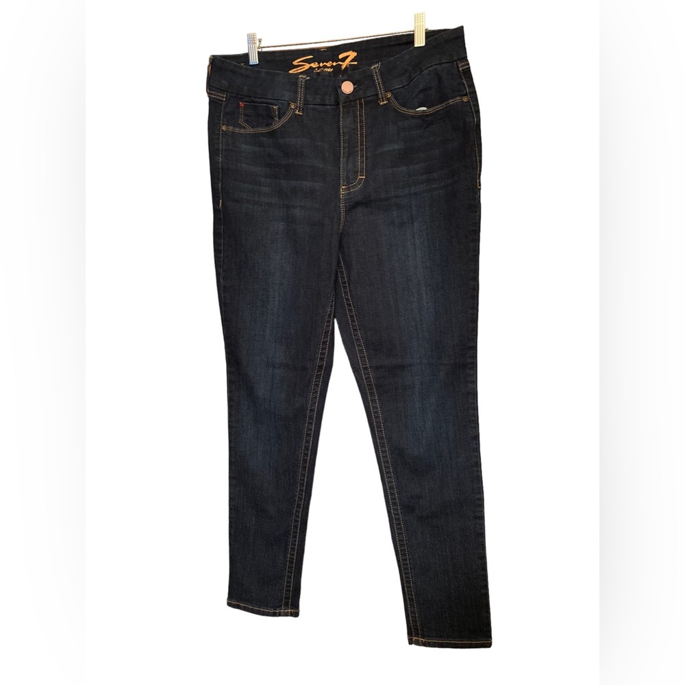 Seven7 Jeans. Tummyless High Rise Skinny Jean Size 14